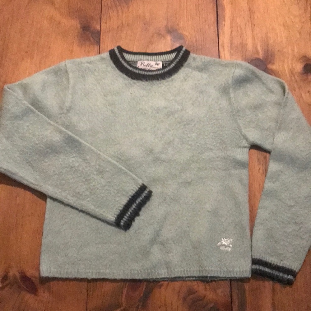 Betty Rides Ski / Snowboard Sweater - Mint Green